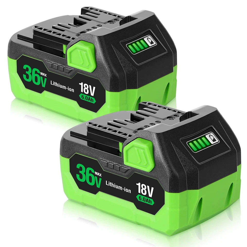 Batería para Metabo HPT BSL36A18 Li-Ion Multi Voltios 372121M BSL36B18 36V/18V 6.0Ah Foto 2 de 4