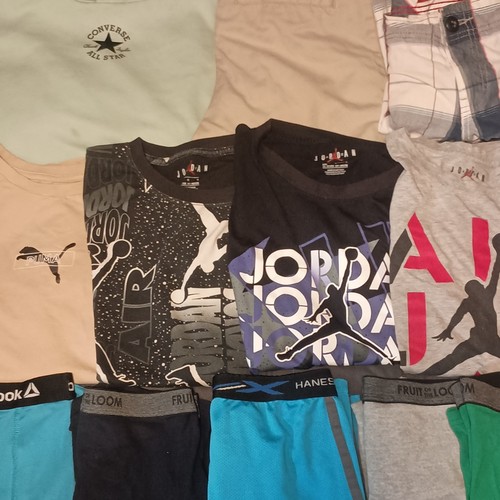 Nike Jordan Converse Levi's Puma Boys Clothing Lot  Shirts Shorts Pants Undies