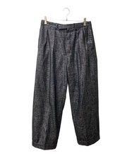 Dries Van Noten Wool Tweed Slacks Men's Brown/Black Size L, Pre-Owned