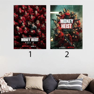Money Heist Netflix Series Poster Set Crime Drama Part 4 5 Poster