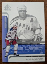 ERIC LINDROS, 2001-02 SP GAME USED EDITION #34, RANGERS