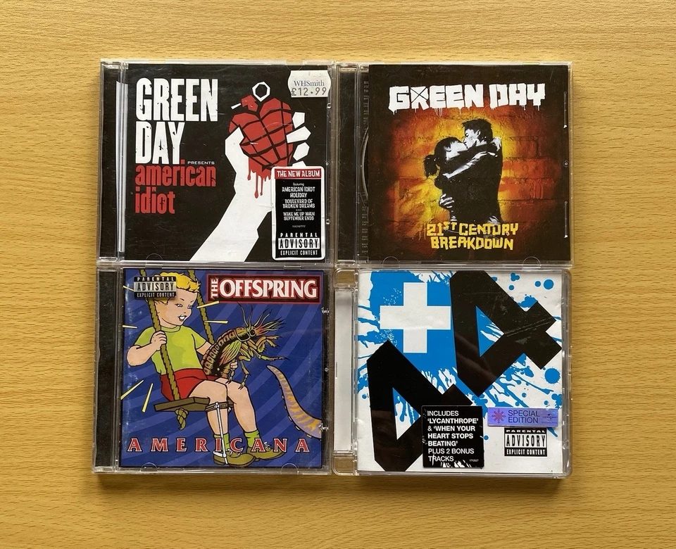Punk Pop CD Job Lot - Green Day, Offspring, +44, Good Charlotte, Jimmy Eat World - Image 2 of 4