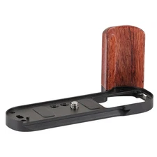 Wooden L-Bracket Grip Arca Swiss Plate for Fujifilm X-T50 Camera - Lightweight