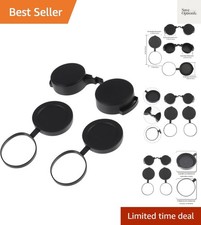 10x42 Optics Binocular Caps - Eyepiece Objective Lens Covers, Waterproof Pr...