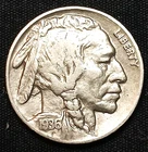 1936 P 5C INDIAN HEAD BUFFALO NICKEL EARLY US TYPE COIN  INDIAN HEAD