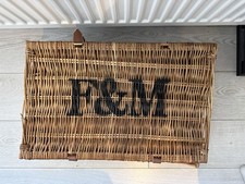Fortnum & Mason Wicker Basket Hamper/Picnic Basket