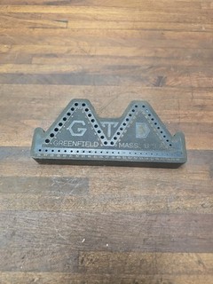 K190 Vintage Twist Drill Bit Index Stand Greenfield Mass Tap & Die 1 60