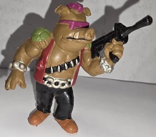 Vintage Bullyland Teenage Mutant Ninja Turtles Bebop Figure TMNT