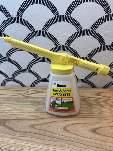 Vtg Ortho Tree & Shrub Spray-Ette Garden Hose End Sprayer 8 Gal Sprays 25 Ft