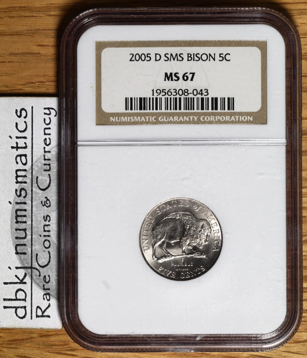 MS 67 Graded 2005 US Jefferson Nickels (1938-Now) for sale | eBay