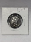 Good Condition Slightly Dirty 1943 Mercury Dime 10c US Coin 90% Silver