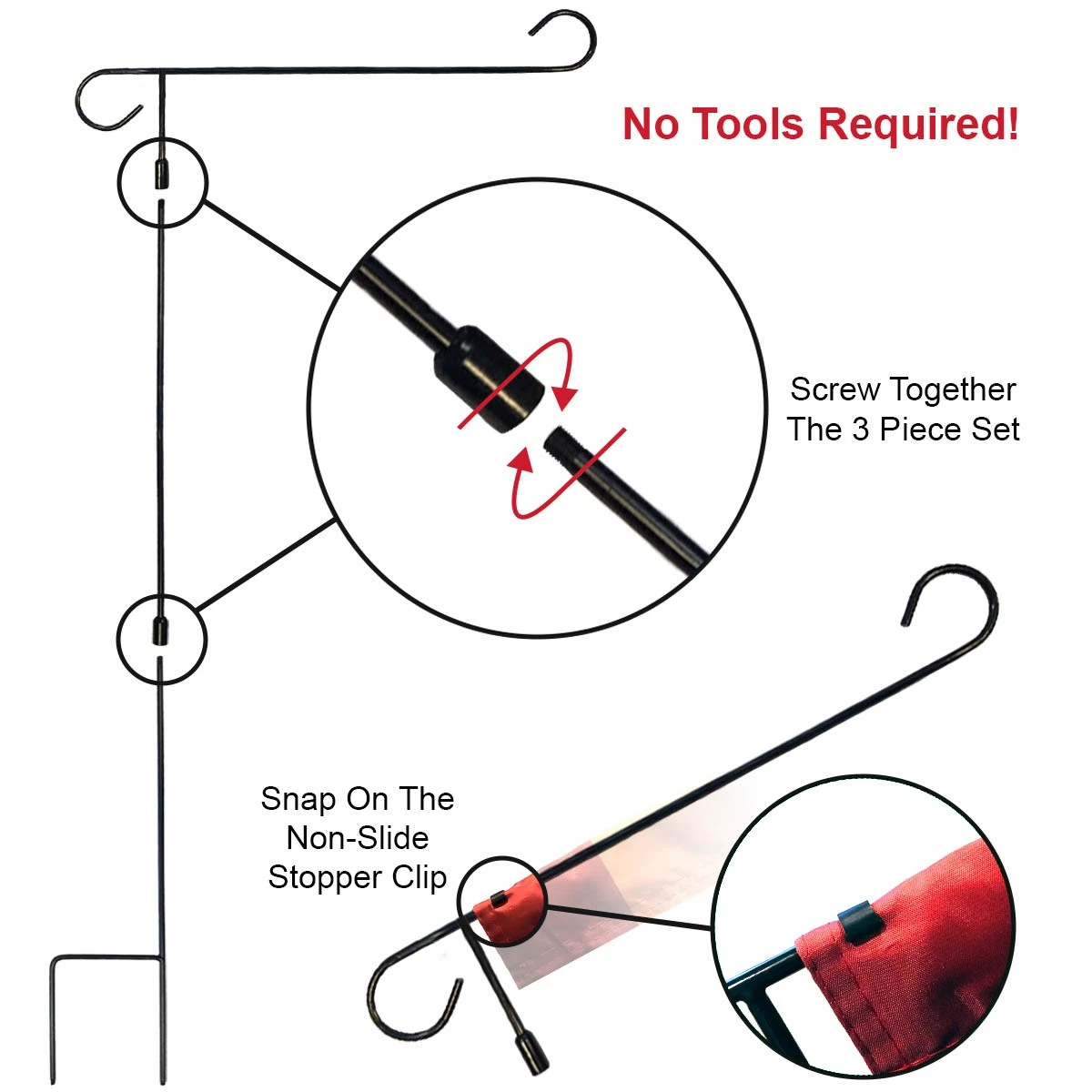 Buffalo Bills Garden Flag and Yard Stand Included