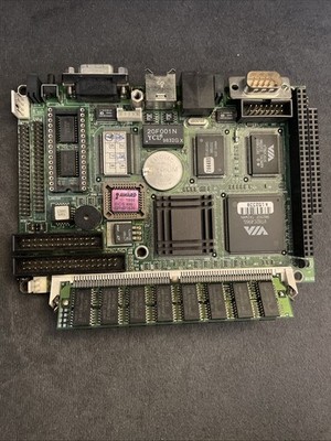 Advantech PCM-4823 Rev. B1 SBC Industrial Board Mainboard VIA VT82C496G + RAM
