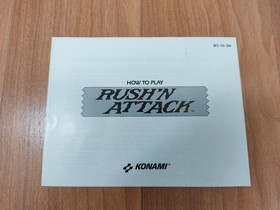 MINTY BOX CIB Hangtab Rush'n 'N Attack complete in nintendo nes collectr lot A+