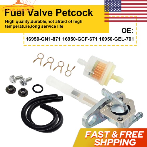 For Honda Fuel Valve Petcock Fits CRF XR 50 70 100 80 150 230 16950-GCF-671 NEW
