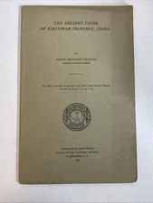 Ancient Caves of Szechwan China US Smithsonian Report  - 1932 -Geology Fossils