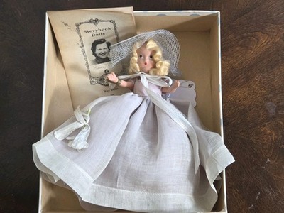Flowers For May Doll in Box / Stand Storybook Dolls Nancy Ann Vintage