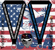 Lanyard, SET OF TWO ,When Tyranny Becomes Law,Rebellion Is Duty, We The People