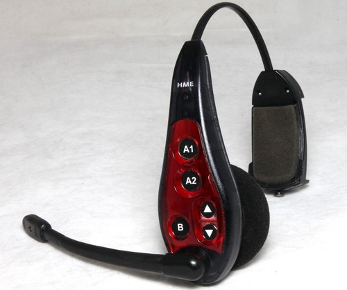 Auriculares de intercomunicación inalámbricos HME HS6000 RED funcionan muy bien con batería FABRICANTE DE EQUIPOS ORIGINALES - Imagen 6 de 10