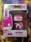 Funko Pop Heroes! Batman #351 PINK BATMAN Breast Cancer Awareness HTF Rare