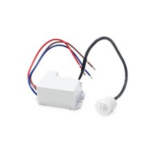 MINI SENSORE RILEVA MOVIMENTO DA INCASSO PER FARO LAMPADA LED RILEVATORE 360°