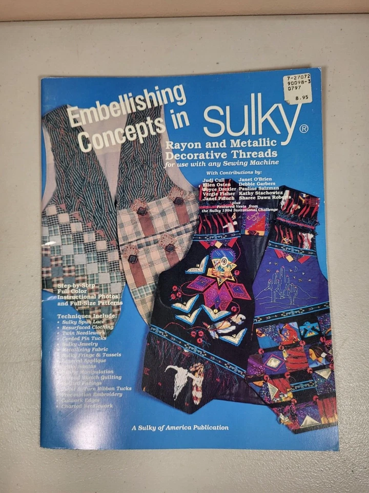 Embroidery, Embellishing, Applique Concepts in Sulky Rayon Metallic Thread - Image 4 of 4