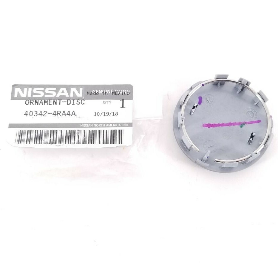 ま Genuine OEM Nissan 40342-4RA4A Wheel Center Cap Leaf Versa