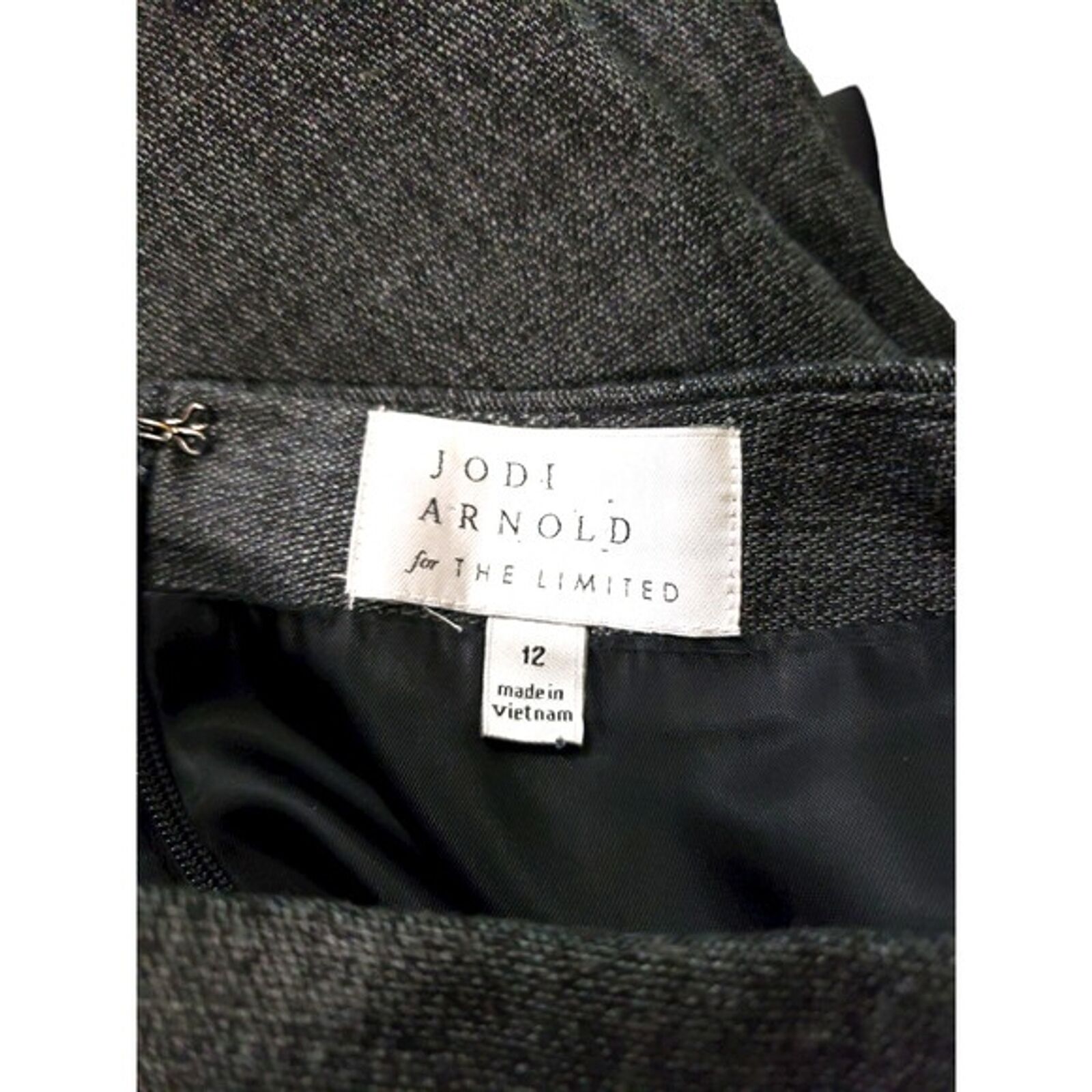 Jodi Arnold for The Limited Grey Ruffle Mini/Penc… - image 3