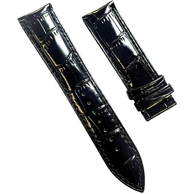 MIDO - BRACELET - GENUINE LEATHER  - 22 x 22MM - BLACK - NOS