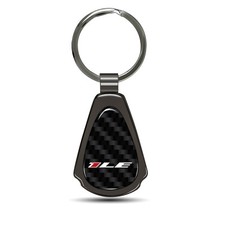 Chevrolet Camaro 1LE Real Carbon Fiber Black Teardrop Key Chain
