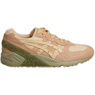 Asics Gel-Sight Lace-Up Pink Suede Leather Womens Trainers H7N5N 1717