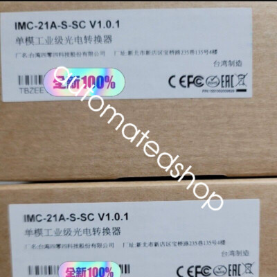 1PC NEW MOXA IMC-21A-S-S-SC Industrial Switch Shipping DHL or FedEX