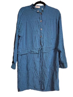 equipment striped shirt dress Equipment Pink Striped Shirt Dress