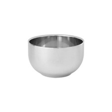 Stainless steel shaving soap bowl Medium and small