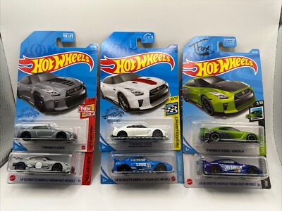 Lot of  6  Hot Wheels NISSAN GT-R (R35) including GUACZILLA VHTF.