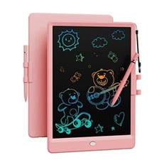 LCD Writing Tablet 10'' Doodle Electronic Drawing tab for 3-8 Year Old kids,Pink