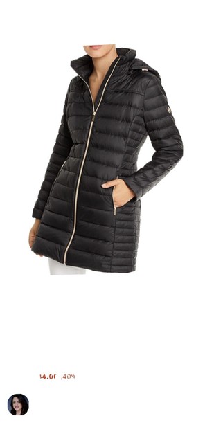 michael kors plus size packable puffer coat