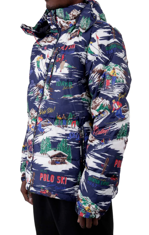Polo Uomo Ralph Lauren Pony Puffer Trapuntato USA Sci Ghiaccio Skater Piumino Sci S