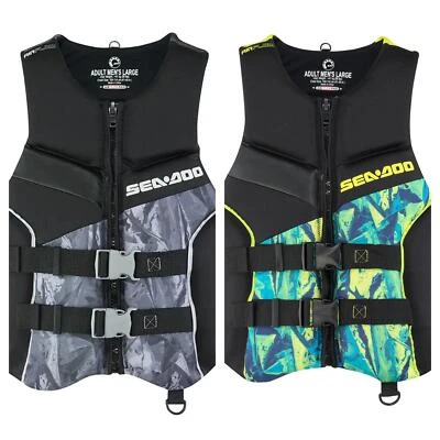 Sea-Doo Airflow Refraction Ed PFD Life Vest Jacket Adult Mens USCG Approved