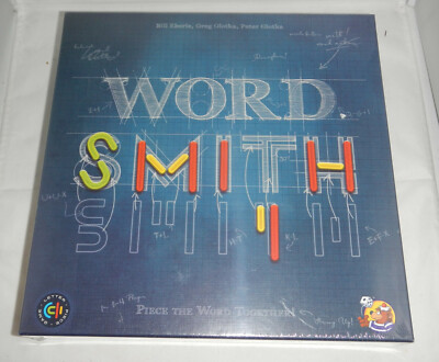 NEW Sealed Wordsmith Board Game Piece the Word Together by Heidelbar Games