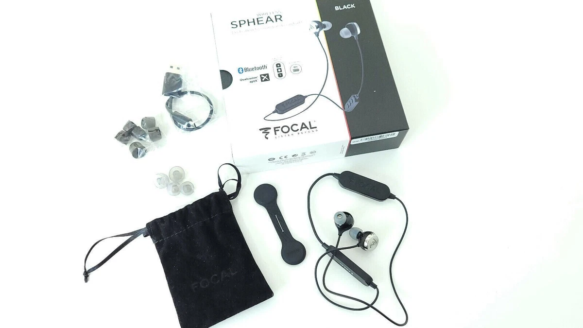 Focal Sphear Wireless In Ear Headphones with Three Button Remote