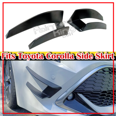 Matte Black 19-25 Fits TOYOTA Corolla AURIS Hatchback Front side Air Knife DTO
