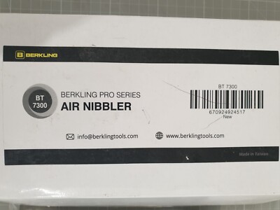Berkling Tools BT 7300 Heavy Duty Air Nibbler