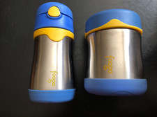 Thermos Foogo Insulated Food Jar and Water Bottle Used