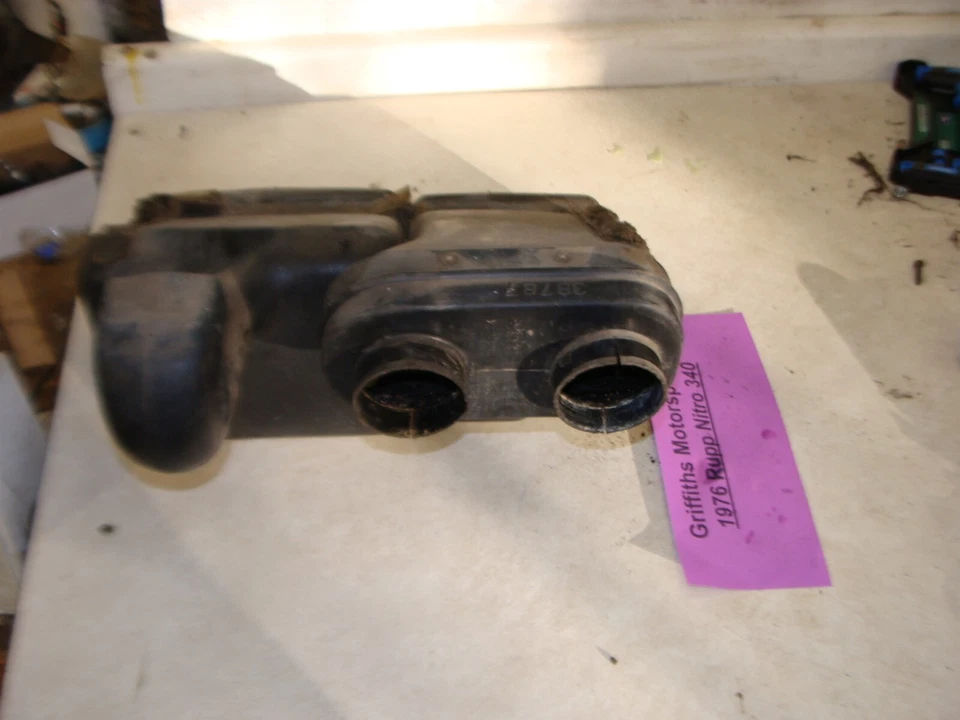 1976 RUPP NITRO 340 440? airbox breather baffle air box intake  - Image 2 of 4