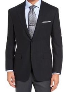 canali black blazer