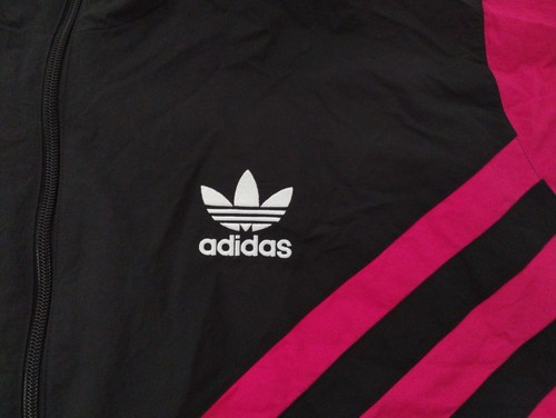 Men's LARGE Adidas Purple & Pink 1990’ Retro Track Jacket EJ0948 - Picture 7 of 14