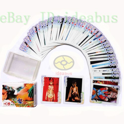 Deck 54 cards of Body Tattoo Body Painting Art Collectible Playing card/Poker - 第 1/6 張圖片