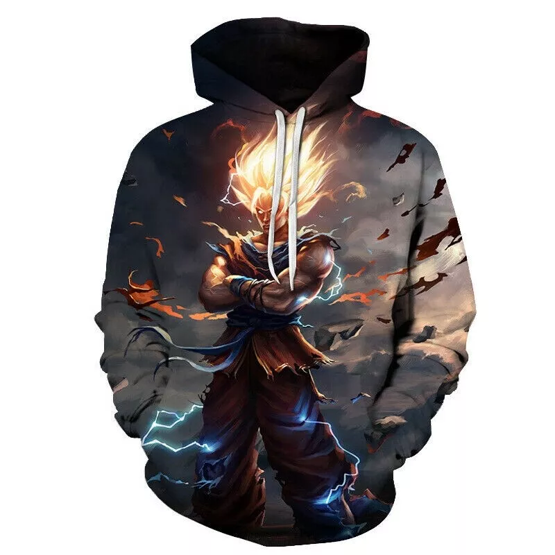 Dragon ball 3d best sale hoodie