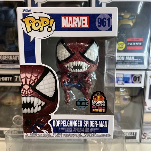 Funko POP! Marvel Doppelganger Spider-Man #961 [Metallic] LA Comic Con Exclusive
